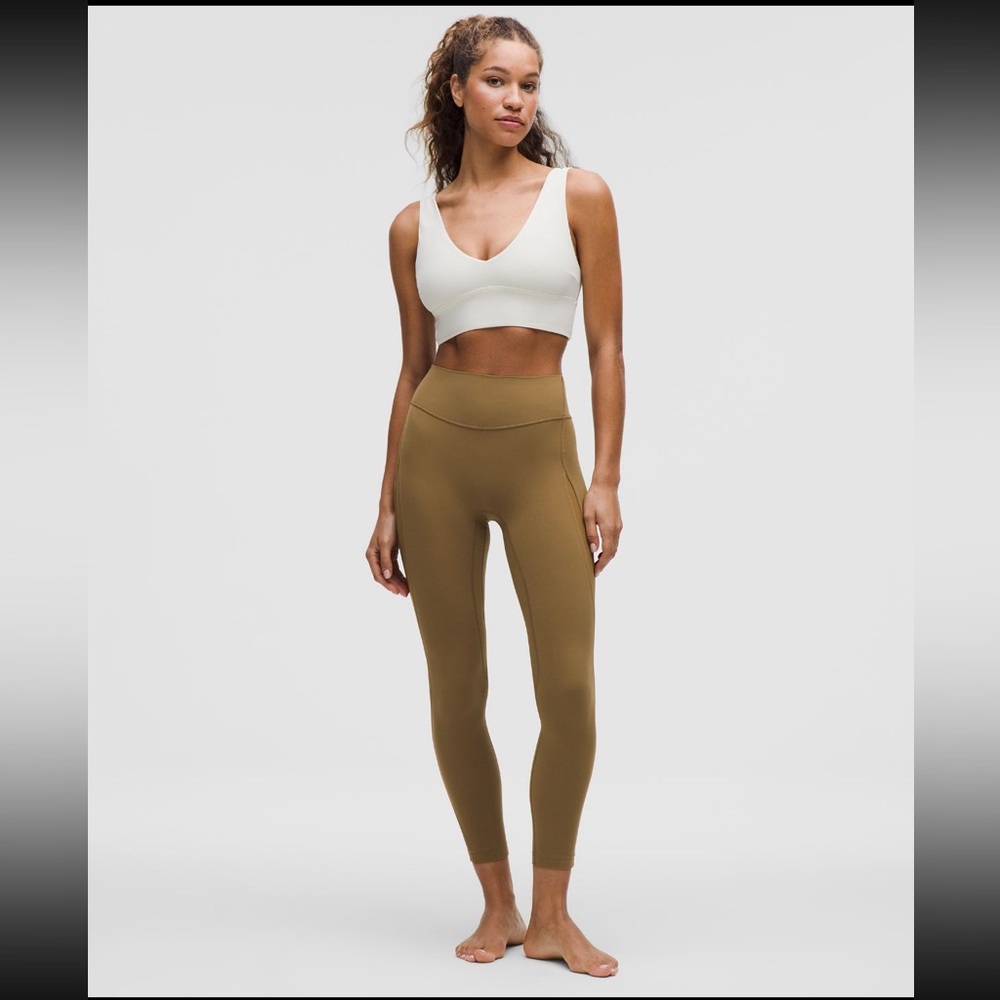NWT Lululemon Nulu High-Rise Mesh-Panel Tight 25" All Spice Size 2